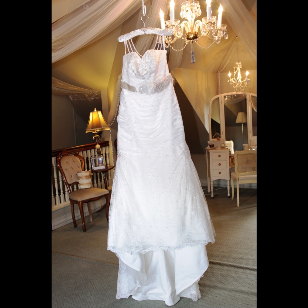 Mori Lee White Wedding Dress